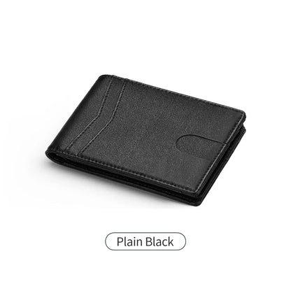 Carbon Fiber Minimalist Trifold Wallet for Men — Ultra-Thin RFID Wallet with ID Window, 13 Card Slots & Coin Holder