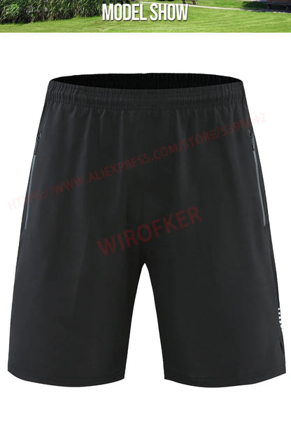 Men's Quick-Dry Running Shorts – Knee-Length Casual Fitness & Gym Training Shorts 2022