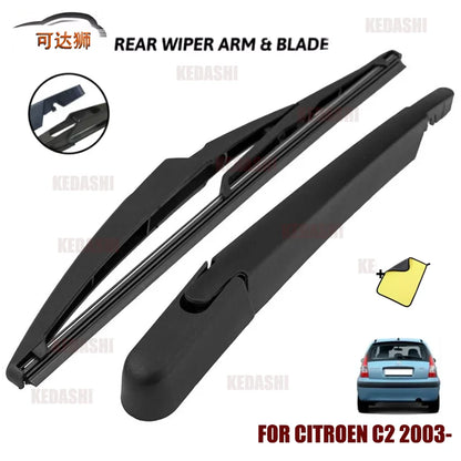 Rear Wiper Blade for Citroën C2 2003–2005 – 295mm + 265mm Windshield Arm Set Car Accessories Replacement Part