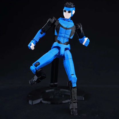 9L3D Lucky 13 Invincible Boy Eve Action Figure — 3D Printed Anime Model, Multi-Jointed Poseable Collectible Toy Gift for Fans