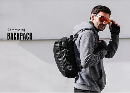Rhinowalk 20L Bike Pannier Bag — Waterproof Rear Rack Bicycle Shoulder Backpack, Travel & Cycling Accessories