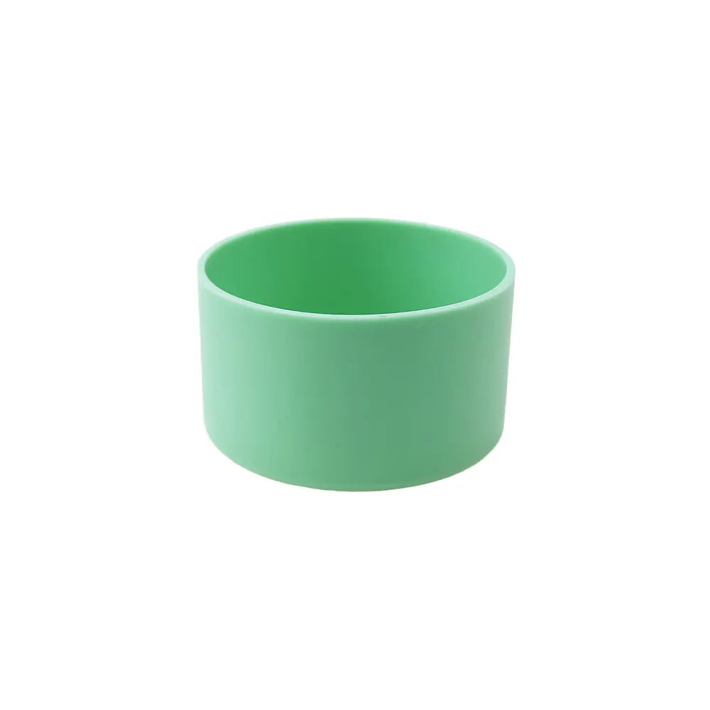 17 Colors 7.0CM Silicone Cup Bottom Cover – Heat Insulation Coaster Sleeve & Anti-Slip Water Bottle Sleeve