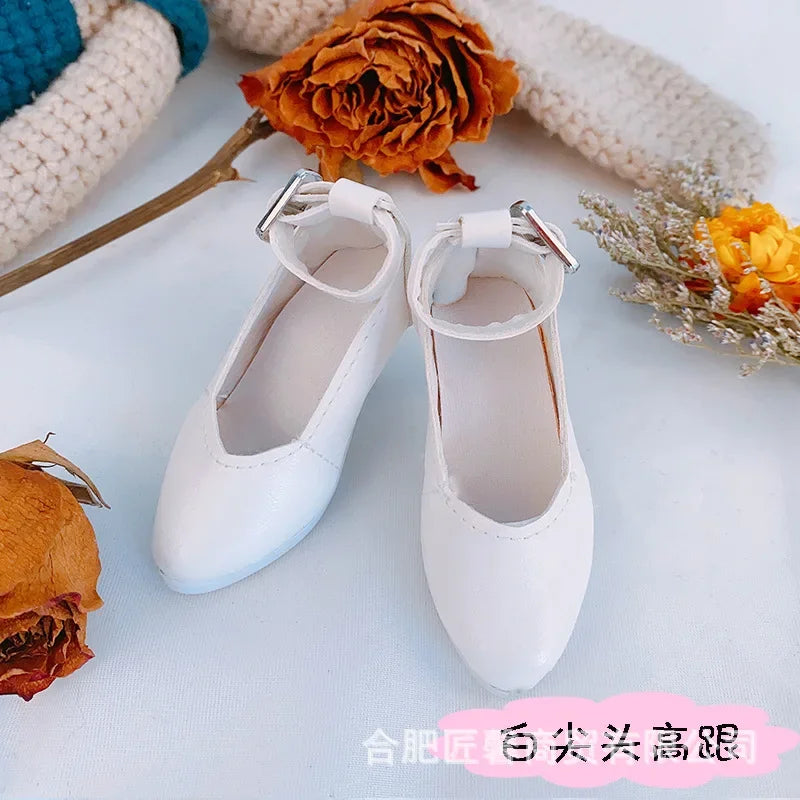 60CM BJD Doll Shoes - PU Leather Single Sandals Accessories for 1/3 Scale Dolls