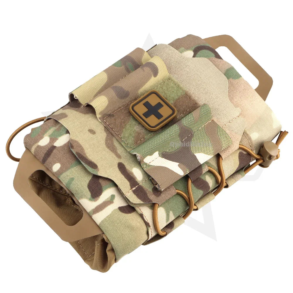 IFAK Pouch MOLLE First-Aid Kit - Survival, Outdoor, Hunting, and Emergency Bag - Essential Camping Kit