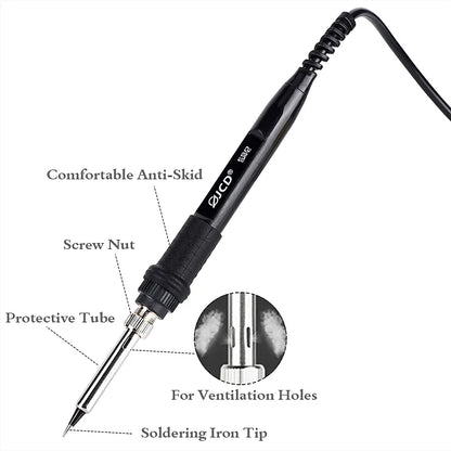 JCD 8898 2-in-1 Soldering Station 750W – Soldering Iron & Hot Air Gun for BGA SMD Phone Repair & Welding