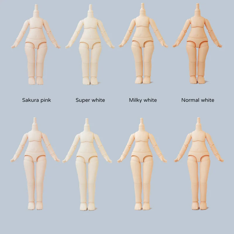 Original YMY 2nd Gen Spherical Joint Body Doll – Removable Body for Penny, GSC, Molly, Obitsu 11 & NendoroidS Heads