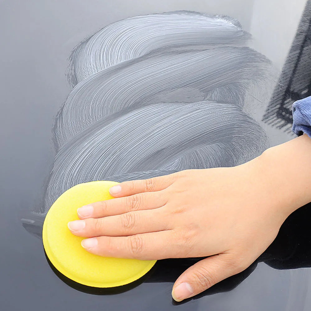 1/2/5-Piece Car Foam Sponge Wax Applicator Pads – 10cm Detailing, Polishing & Cleaning Kit for Car Care