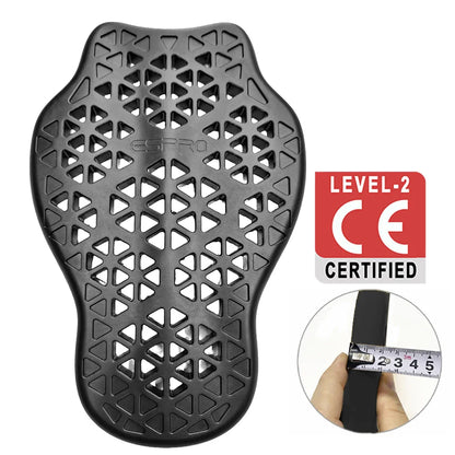 Motorcycle Back Protector Armor – CE Level 2 Certified Body Protection for Motocross, Racing & Motorbike Riding