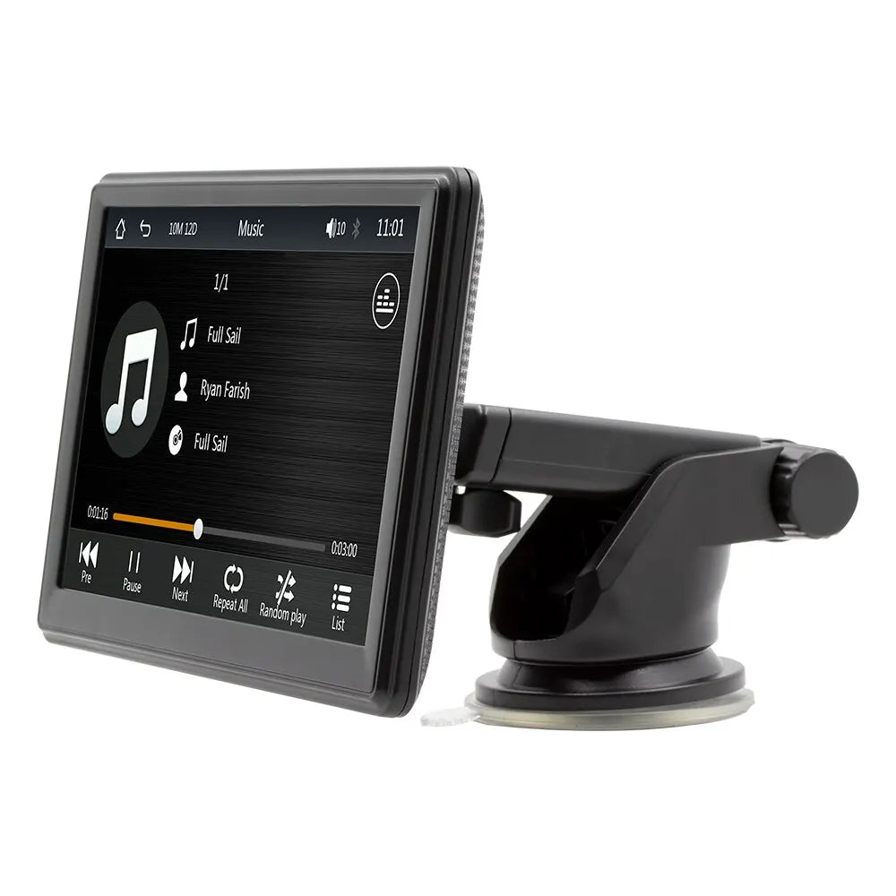 Universal 7-Inch Car Radio Multimedia Player – Wireless CarPlay & Android Auto Touchscreen with Sun Visor B500