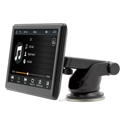 Universal 7-Inch Car Radio Multimedia Player – Wireless CarPlay & Android Auto Touchscreen with Sun Visor B500