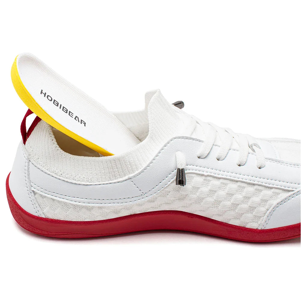 HOBIBEAR Barefoot Shoes — Men & Women Slip-On Wide Toe Walking Sneakers, Lightweight Breathable Minimalist Zero Drop Shoes