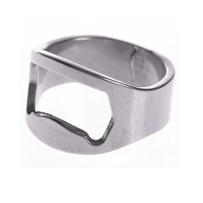 Beer Starter 22mm Can & Bottle Opener – Easy-to-Carry Stainless Steel Ring Opener, Simple to Use