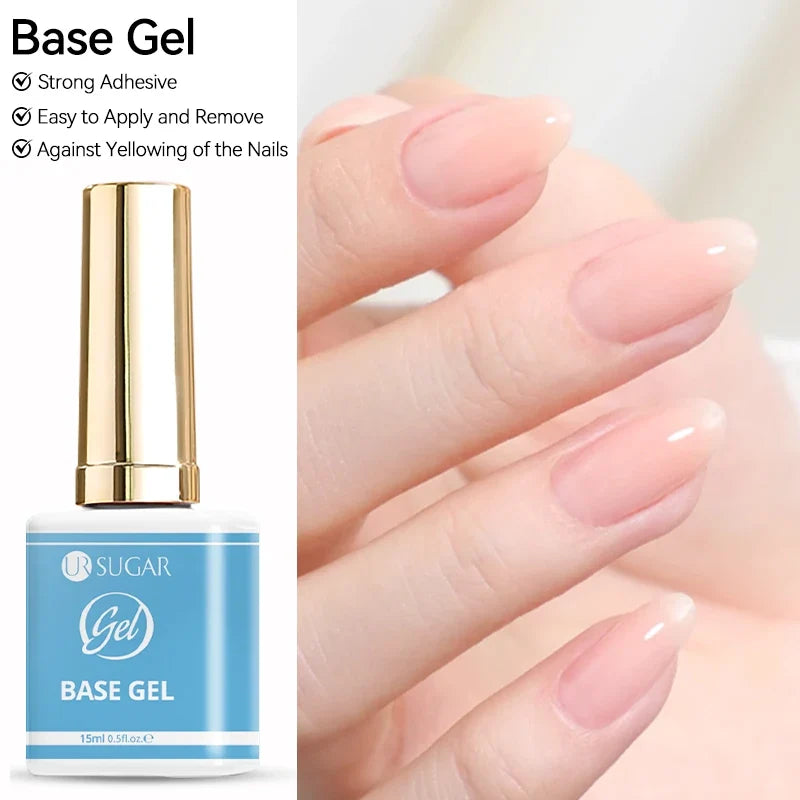 UR SUGAR Champagne Gold Silver Reflective Glitter Gel Nail Polish 15ml - Semi-Permanent Soak Off UV Manicure Art Varnish