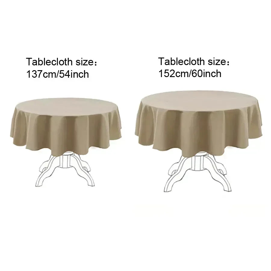Waterproof Transparent Table Protector – Oil-Resistant PVC Tablecloth with Lock Edge, Stain-Proof & Wipeable Decorative Cover