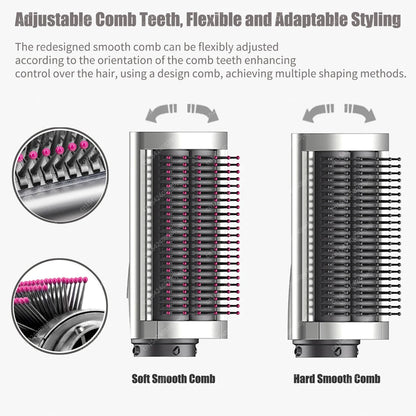 Dyson Airwrap HS01/HS05 Hair Styling Nozzle Brush – 30/40mm Anti-Hair Auto-Curling 360° Rotating Attachment for Dyson Hair Dryer