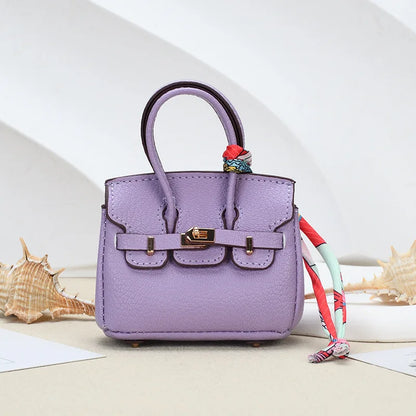 Mini Bag Keychain Pendant — Small Earphone Case & Accessory for H Family, Decorative Gift