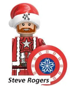 Christmas Building Blocks Toy Set – Santa Claus & Reindeer Action Figures Gift