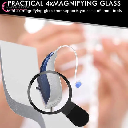 1-9PCS Hearing Aid Cleaning Tool Set – Brushes, Vent Cleaners, Magnets & Wax Loops for Ear Device Maintenance
