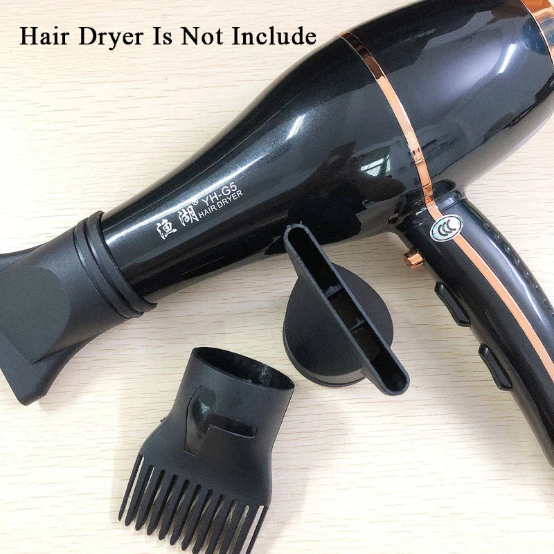 Universal Curling & Diffuser Nozzle – Professional Hair Dryer Air Nozzle Attachment for Styling