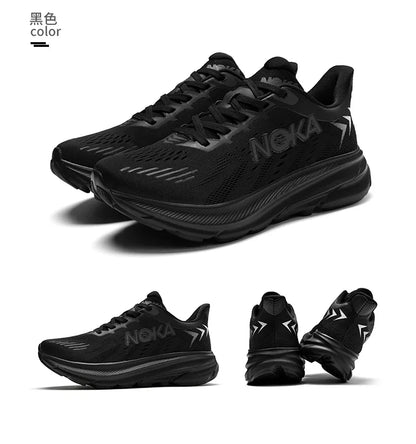 Marathon Carbon Plate Air Cushion Sports Running Shoes - Breathable, Lightweight, Comfortable Athletic Sneakers for Men & Women, Nonskid