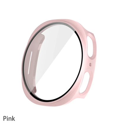 Samsung Galaxy Watch 8 Screen Protector Case – Full Coverage Tempered Glass & Scratch-Resistant Bumper Cover for 40mm/44mm Watch 8