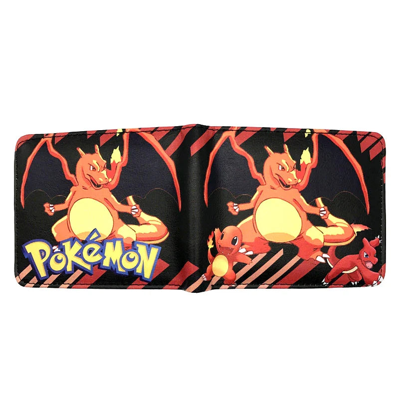 MINISO Pikachu Cartoon Wallet – PU Fashionable Short Purse for Men and Women