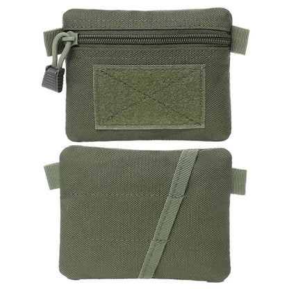 Outdoor Waterproof EDC Molle Wallet — Portable Travel Zipper Waist Pouch for Camping, Hiking & Hunting