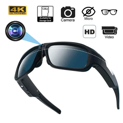 4K HD Glasses Camera – Smart Eyewear Camcorder for Driving, Cycling & Outdoor Video Recording