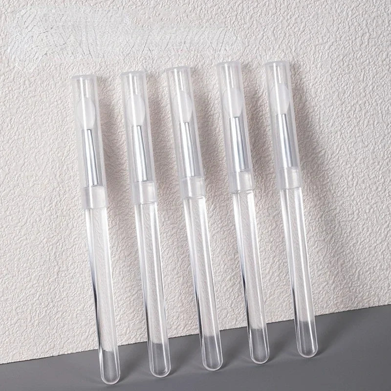 Silicone Nail Art Applicator Sticks: Reusable Tool for Applying Chrome Glitter and Pigments - Easy-Daub Manicure Brush for Flawless Nail Art