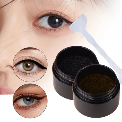 Waterproof Lower Eyelash Stamp Set - Easy-to-Use Quick Dry 2-in-1 Eye Liner with 0.01mm Tip & Ink for Lower Lashes
