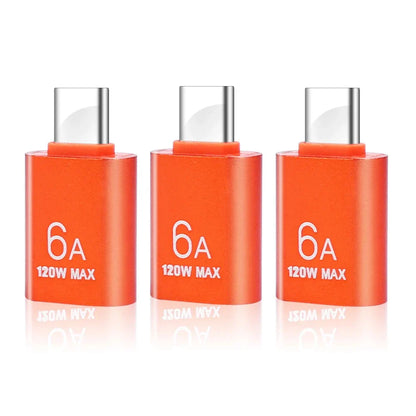6A USB 3.0 to Type-C & Type-C to USB OTG Adapter – Fast Charging Connector for Samsung, Xiaomi, PC & MacBook Pro