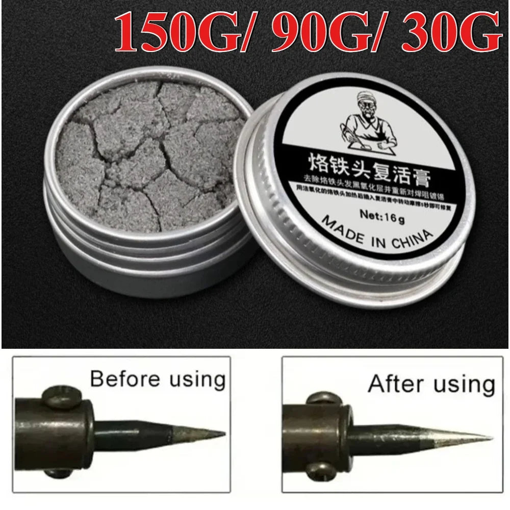 Soldering Iron Tip Refresher Paste - 150-6G Cleaning Cream for Tin Recovery and Iron Head Maintenance