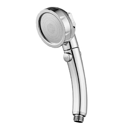 360° Rotating Handheld Shower Head – 3 Spray Modes with ON/OFF Pause Switch & Adjustable Water-Saving Design