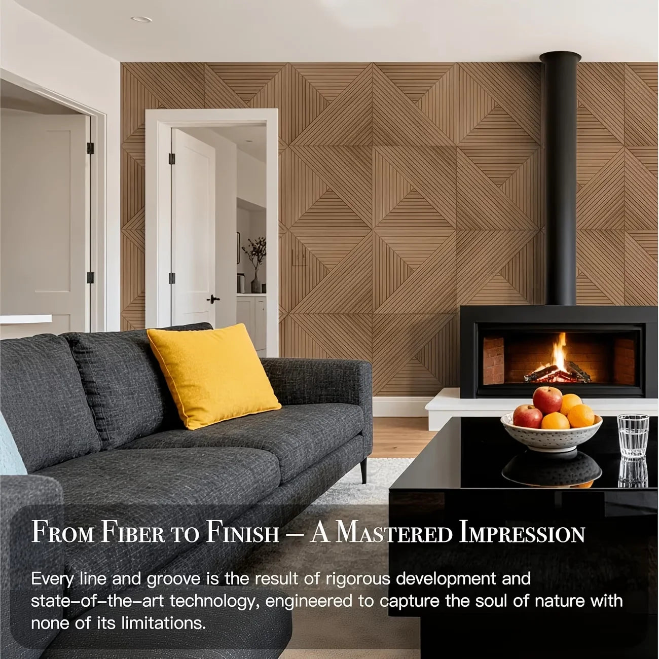 2D PVC Wall Panels - Decorative Peel-and-Stick Wall Stickers for Stylish Home Interior Accent Walls