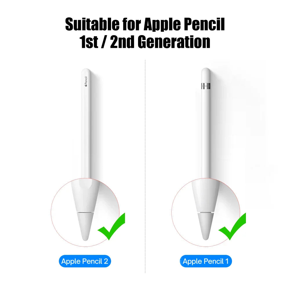 Apple Pencil Replacement Tip | Nib for 1st & 2nd Generation, 2H/2B 4.0 Transparent