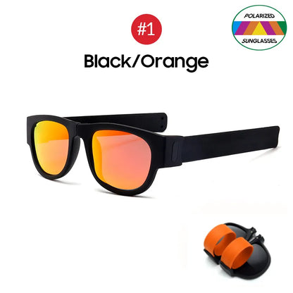 IENJOY Active Sunglasses - Foldable Polarized Sports Glasses for Men, Ideal for Driving and Cycling - Polariod Lens Technology