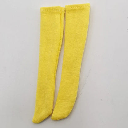 Blythe Doll Socks — Long Stockings in Black, White, Pink & Candy Colors for OB24, OB22, Azone Dolls