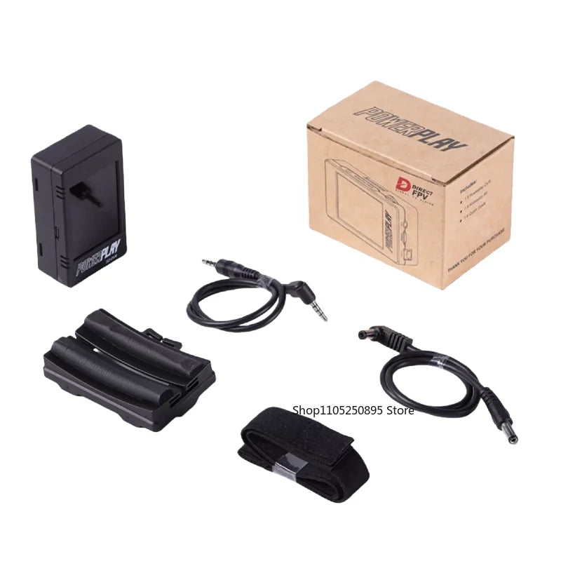 ImmersionRC PowerPlay FPV DVR with H.264 Encoding, 60FPS Recording & Built-in 6cm LCD Display – Compatible with FatShark Goggles