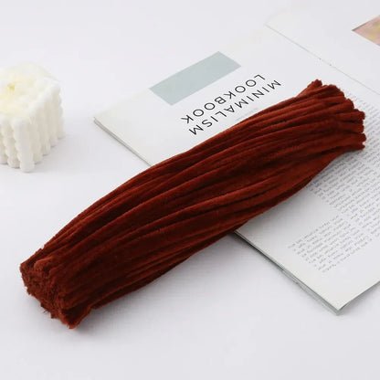 100/50PCS Chenille Stems Bulk – 22 Colors Pipe Cleaners for Kids’ Crafts, DIY Art Projects & Decorations (6mm x 12in)