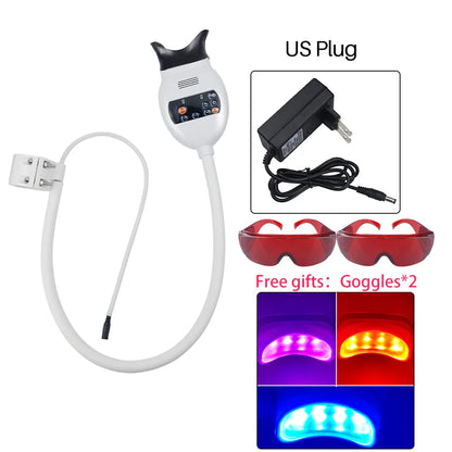 Dental LED Cold Light Whitening Lamp – 3 Color Tooth Bleaching Accelerator Device for Professional Chair Equipment