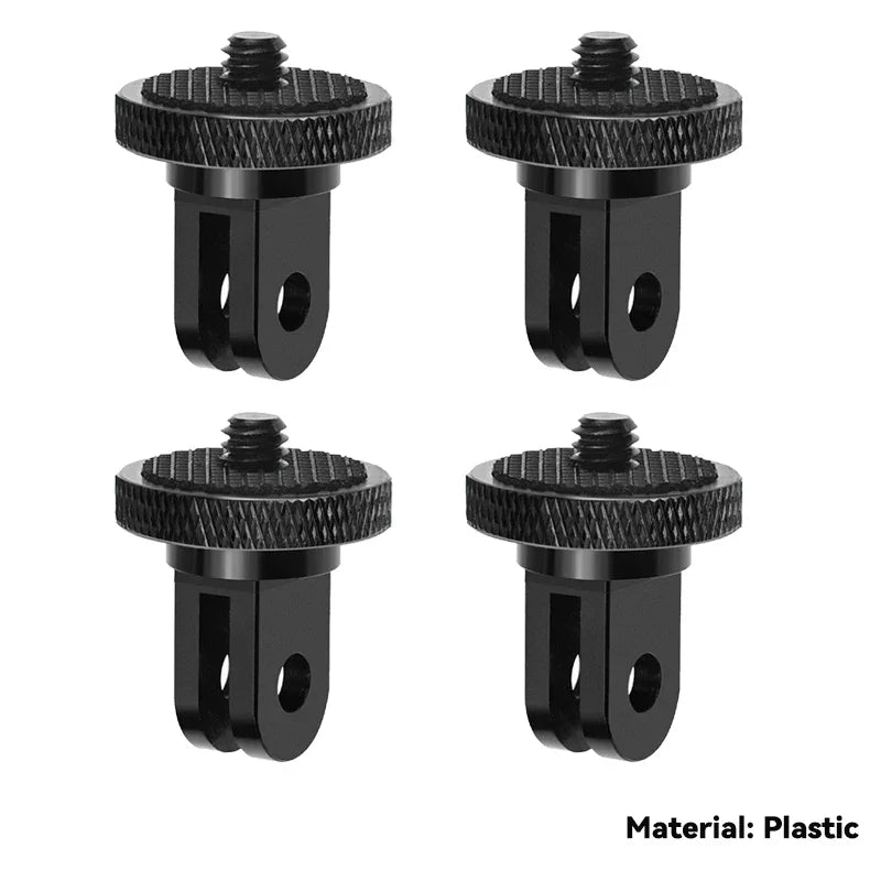 1/4 Inch Tripod Adapter Mount - 360° Rotating Holder for GoPro Hero 13 12 11 10 9 8 Insta360 X2 X3 X4 DJI Camera Accessories