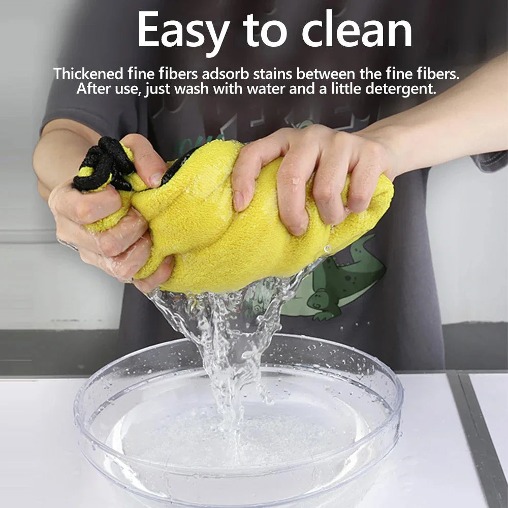 5/10/15/20PC Microfiber Car Cleaning Towels – High Absorption Multipurpose Cloths for Car Wash & Kitchen Cleaning