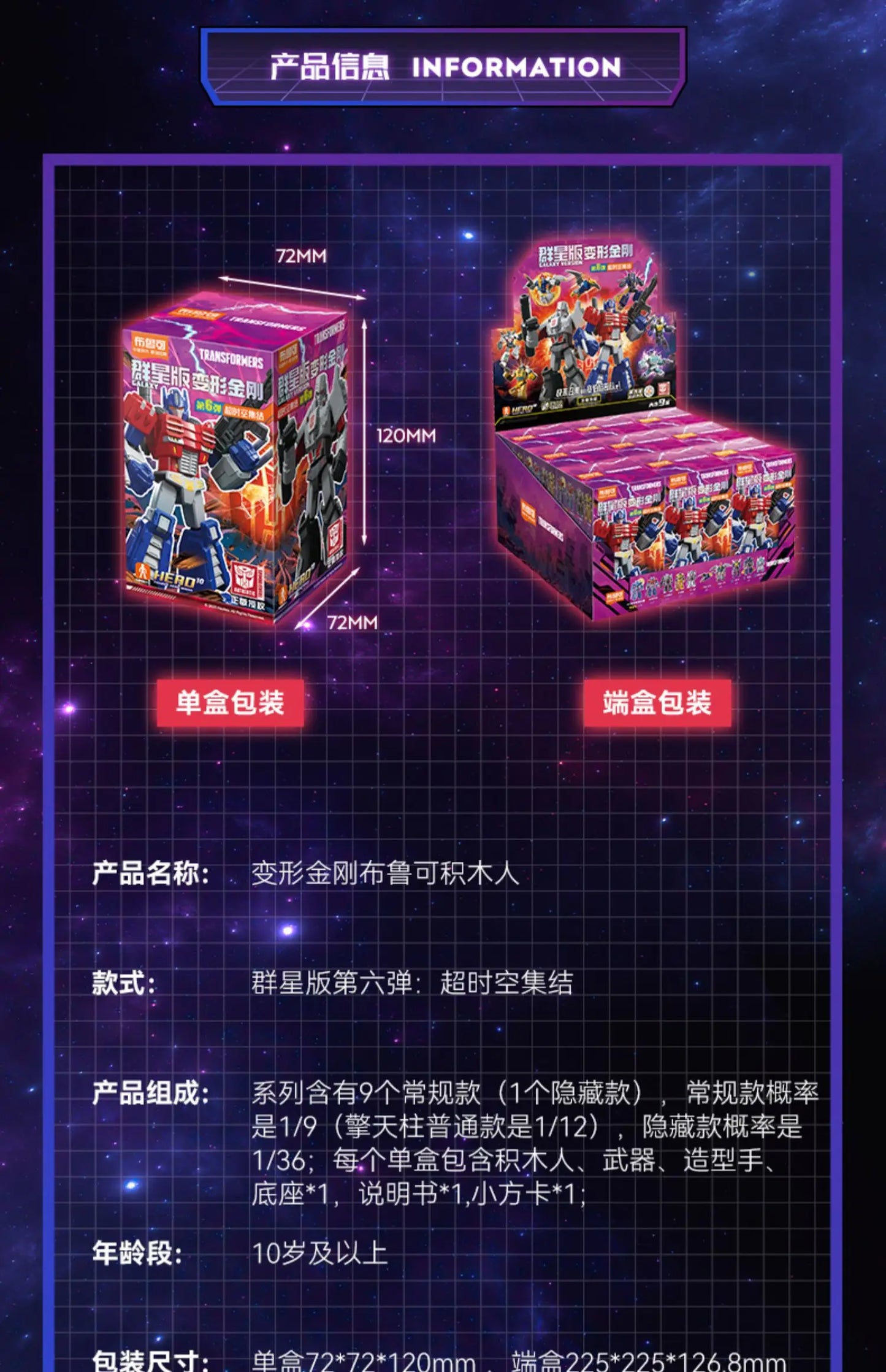 Original Blokees DIY Transformation Building Blocks – Optimus Prime, Megatron & Bumblebee Movable Figures Blind Box Kids Toy Collection