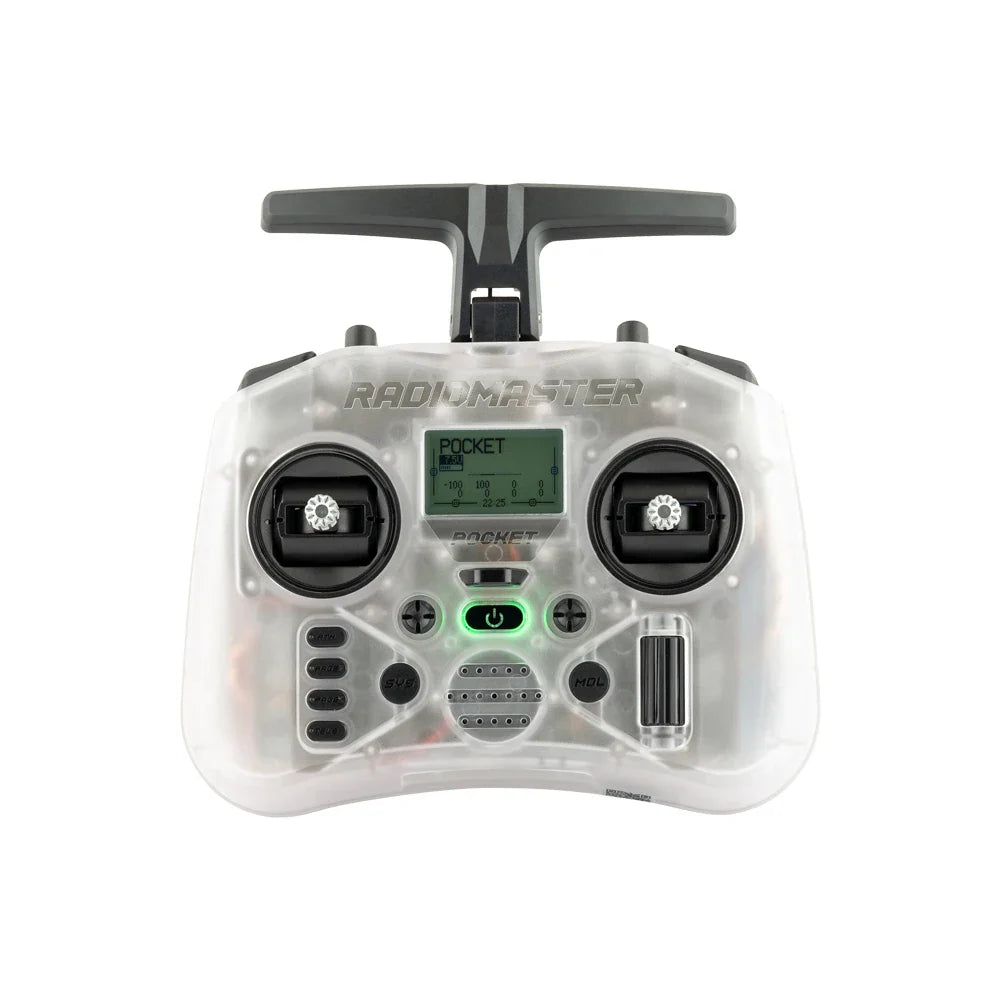 Radiomaster Pocket Hall Gimbal Portable RC Transmitter with Built-in LED Light & Foldable Antenna