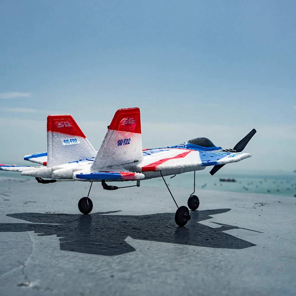 RC F22 Stunt Plane — 2.4G Remote Control 3D Glider Airplane EPP Foam Toy for Kids