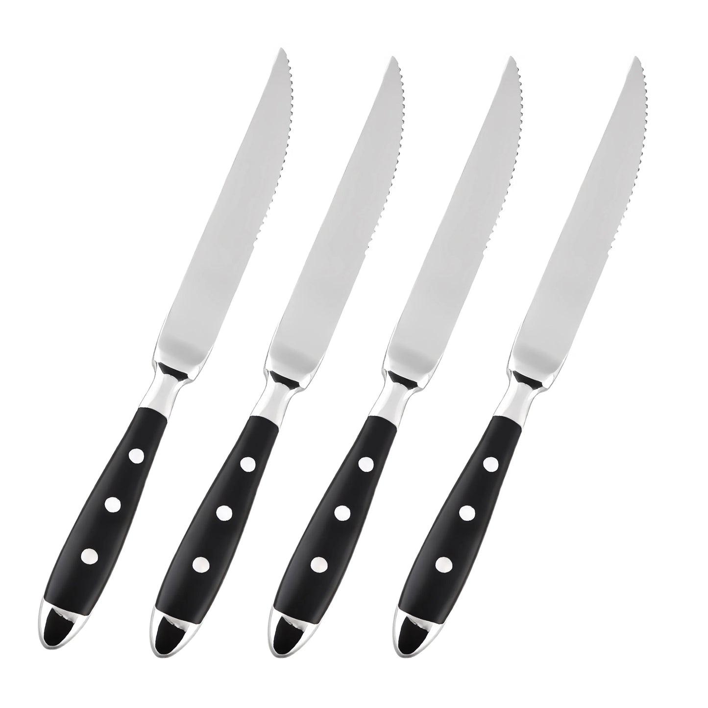 Classic Elegant Stainless Steel Cutlery Set – Fork, Spoon, Knife & Teaspoon Full Dining Steak Dinnerware Collection