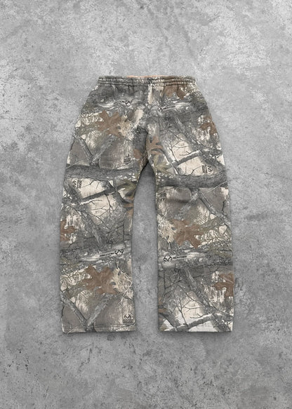 Y2K Camouflage Sweat Pants — Men’s High Street Hip Hop Oversized Baggy Unisex Streetwear