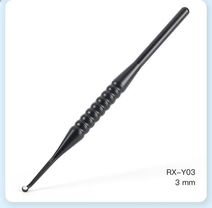 AZDENT Dental Micro Mouth Mirror – 2mm/3mm/5mm Anti-Fog Odontoscope with Detachable Handle for Oral Check