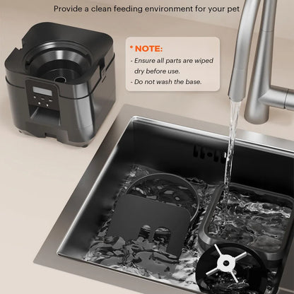 Smart Automatic Pet Feeder — Timed Cat & Dog Food Dispenser with Slow Feed Bowl
