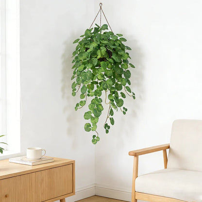 Artificial Begonia Vine - Silk Hanging Magnolia Leaf Garland for Home, Garden & Wall Decor